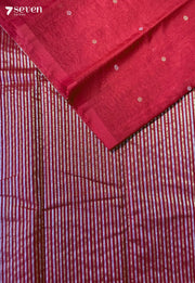 Hemavathi Signature Seven Handloom Orange Bangalore Pure Silk Cotton Saree - Seven Sarees - Saree - Seven Sarees