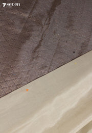 Hemlata Signature Seven Handloom Off - White Bangalore Pure Silk Cotton Saree - Seven Sarees - Saree - Seven Sarees
