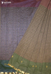 Ilamegha Signature Seven Handloom Green Bangalore Pure Cotton Saree - Seven Sarees - Saree - Seven Sarees