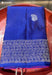 Jamun Flower Signature Seven Handloom Blue/ Red Bangalore Pure Silk Saree|Silk Mark Certified - Seven Sarees - Saree - Seven Sarees