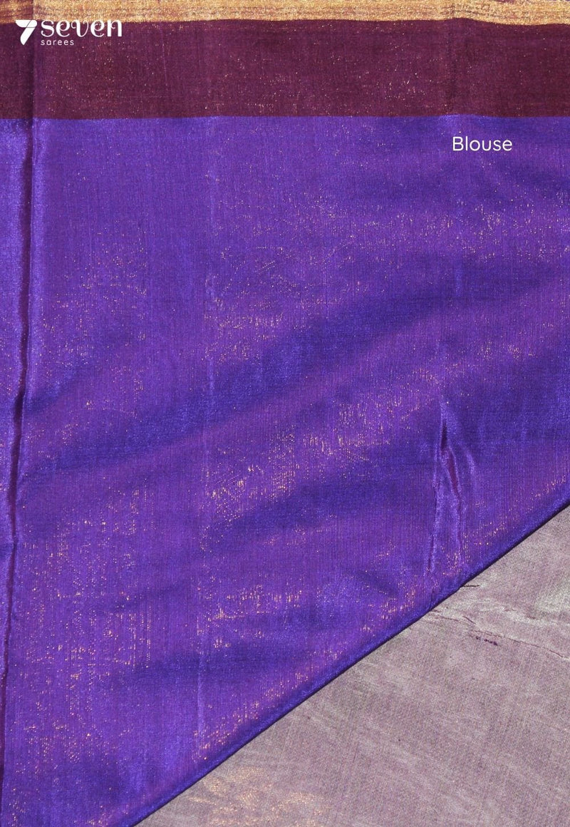 Kalyanika Signature Seven Handloom Lavendar Bangalore Pure Silk Cotton Saree - view 4