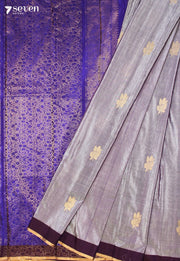 Kalyanika Signature Seven Handloom Lavendar Bangalore Pure Silk Cotton Saree - view 1