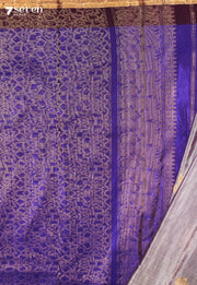 Kalyanika Signature Seven Handloom Lavendar Bangalore Pure Silk Cotton Saree - view 3