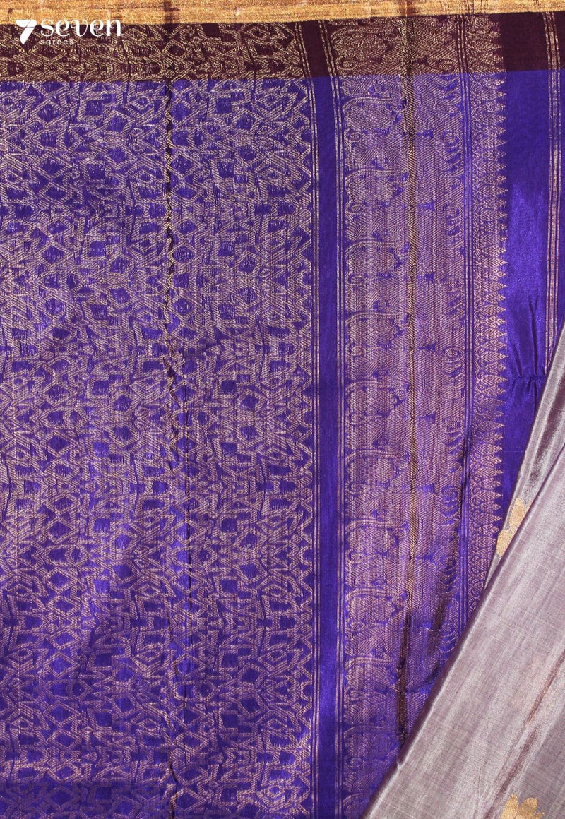 Kalyanika Signature Seven Handloom Lavendar Bangalore Pure Silk Cotton Saree - view 3