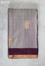 Kalyanika Signature Seven Handloom Lavendar Bangalore Pure Silk Cotton Saree - view 2