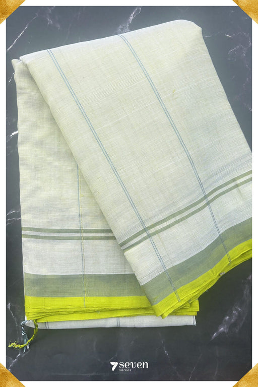 Kannamma Signature Seven Handloom Green Bangalore Vegan Silk Saree - Seven Sarees - Saree - Seven Sarees