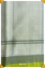Kannamma Signature Seven Handloom Green Bangalore Vegan Silk Saree - Seven Sarees - Saree - Seven Sarees