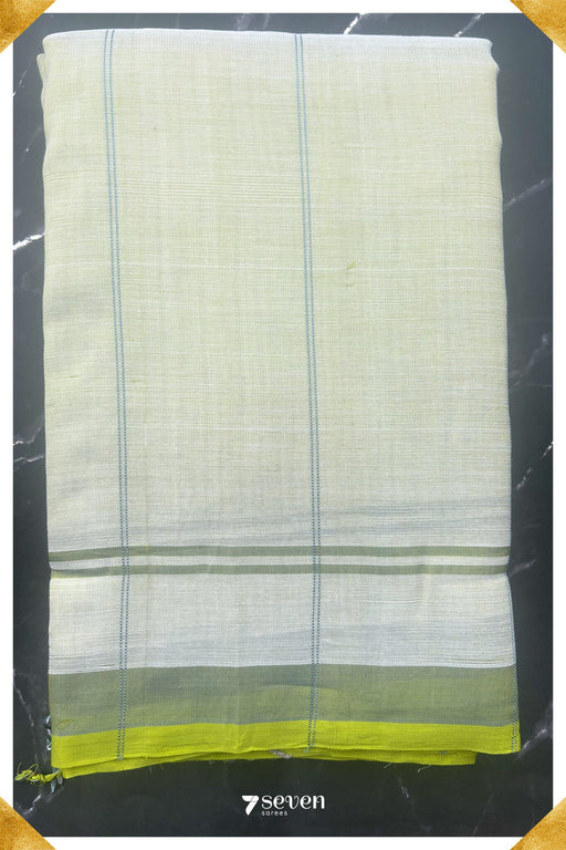 Kannamma Signature Seven Handloom Green Bangalore Vegan Silk Saree - Seven Sarees - Saree - Seven Sarees