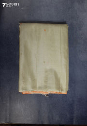 Keshini Signature Seven Handloom Off - White Bangalore Pure Silk Cotton Saree - Seven Sarees - Saree - Seven Sarees
