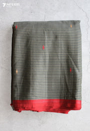Kesholi Signature Seven Handloom Blue Bangalore Pure Cotton Saree - Seven Sarees - Saree - Seven Sarees