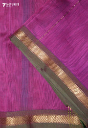 Kethara Maheshwari Handloom Pink Silk Cotton Saree - Seven Sarees - Seven Sarees