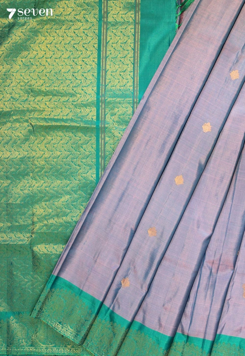 Kethira Signature Seven Handloom Lavendar Bangalore Pure Silk Saree|Silk Mark Certified - Seven Sarees - Saree - Seven Sarees