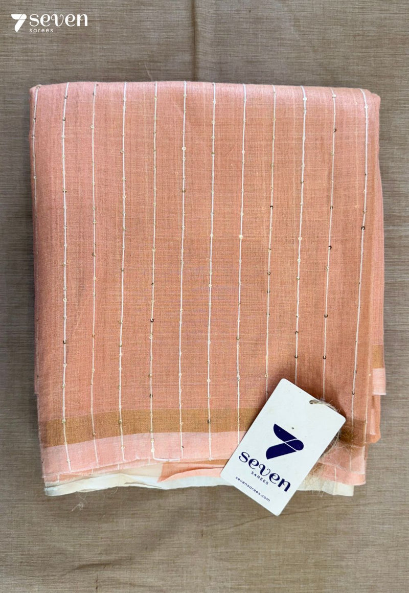 Khus Chattisgarh Cream Pure Tussar Silk Saree | Silk Mark Certified - Seven Sarees - Saree - Seven Sarees