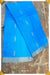 Lupine Chattisgarh Blue Pure Kosa Silk Saree|Silk Mark Certified - Seven Sarees - Saree - Seven Sarees