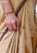 Mira Signature Seven Handloom Brown/Maroon Bangalore Pure Cotton Saree - Seven Sarees - Saree - Seven Sarees