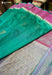 Mist Green Signature Seven Handloom Green Bangalore Pure Silk Saree|Silk Mark Certified - Seven Sarees - Saree - Seven Sarees