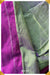 Moonlit Orchid Signature Seven Handloom Pink - Green Bangalore Silk Cotton Saree - Seven Sarees - Saree - Seven Sarees