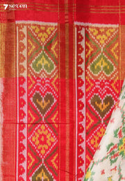 Mridvika Patola Handloom Single Ikat Multicolour Pure Silk Saree | Silk Mark Certified - view 3