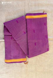 Mrittika Signature Seven Handloom Pink Bangalore Vegan Silk Saree - Seven Sarees - Saree - Seven Sarees
