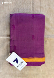 Mrittika Signature Seven Handloom Pink Bangalore Vegan Silk Saree - Seven Sarees - Saree - Seven Sarees