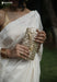 Muthu Mangalagiri Handloom Pearl - White Vegan Silk Saree - Seven Sarees - Saree - Seven Sarees