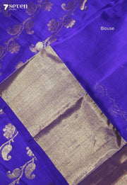 Nartana Handloom Venkatagiri Pattu 100% Silk Pastel Green Saree | Silk Mark Certified - Seven Sarees - Seven Sarees