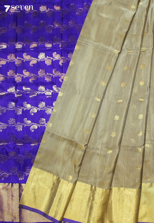 Nartana Handloom Venkatagiri Pattu 100% Silk Pastel Green Saree | Silk Mark Certified - Seven Sarees - Seven Sarees