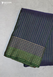 Nilanthi Signature Seven Handloom Blue Bangalore Pure Cotton Saree - Seven Sarees - Saree - Seven Sarees
