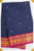 Nivasini Madurai Dark Blue Pure Cotton Saree - Seven Sarees - Saree - Seven Sarees