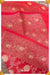 Nubra Benares Red Pure Silk Saree | Silk Mark Certified - Seven Sarees - Saree - Seven Sarees