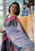 Nyra Signature Seven Handloom Black Bangalore Pure Cotton Saree - Seven Sarees - Saree - Seven Sarees
