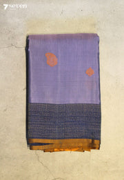 Olikara Signature Seven Handloom Lavendar Bangalore Pure Silk Cotton Saree - Seven Sarees - Saree - Seven Sarees