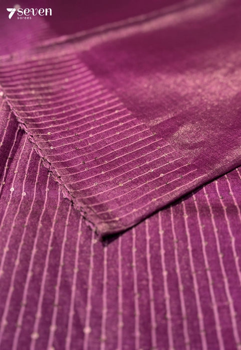 One in a million Chattisgarh Pink Pure Tussar Silk Saree | Silk Mark Certified - Seven Sarees - Saree - Seven Sarees