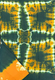 Parijatham Madurai Green Handmade Pure Cotton Sungudi Saree - Seven Sarees - Saree - Seven Sarees