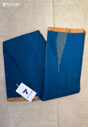Peacock Mountain Signature Seven Handloom Green Bangalore Pure Cotton Saree - Seven Sarees - Saree - Seven Sarees
