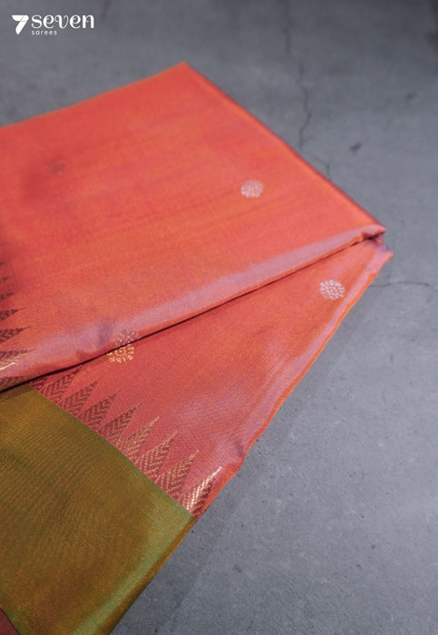 Pear Love Signature Seven Handloom Pink Bangalore Pure Silk Saree|Silk Mark Certified - Seven Sarees - Saree - Seven Sarees