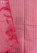Pink Tracks Signature Seven Handloom Dark Pink Bangalore Pure Cotton Saree - Seven Sarees - Saree - Seven Sarees