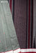 Rasa Signature Seven Handloom Grey Bangalore Pure Cotton Saree - Seven Sarees - Saree - Seven Sarees