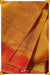 Revathi Mangalagiri Handloom Orange Vegan Silk Saree - Seven Sarees - Saree - Seven Sarees