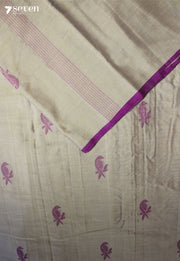 Riddhima Signature Seven Handloom Khakhi Bangalore Pure Cotton Saree - Seven Sarees - Saree - Seven Sarees