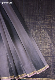 Rithmika Signature Seven Handloom Blue Bangalore Pure Cotton Saree - Seven Sarees - Saree - Seven Sarees