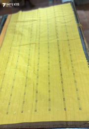 Riva Signature Seven Handloom Orange/Yellow Bangalore Pure Cotton Saree - Seven Sarees - Saree - Seven Sarees