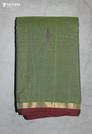 Saanira Signature Seven Handloom Blue Bangalore Pure Cotton Saree - Seven Sarees - Saree - Seven Sarees