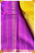 Sadhana Mangalagiri Handloom Yellow - Purple Double Shade Vegan Silk Saree - Seven Sarees - Saree - Seven Sarees