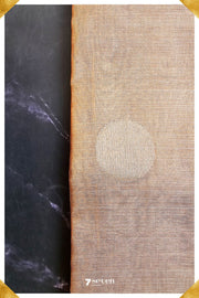 Sakura Chattisgarh Dusty Copper Pure Kosa Silk Saree|Silk Mark Certified - Seven Sarees - Seven Sarees