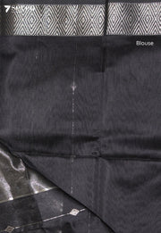 Sattvika Maheshwari Handloom Black Silk Cotton Saree - Seven Sarees - Seven Sarees