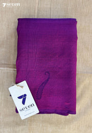 Sheer Shringar Signature Seven Handloom Pink Bangalore Vegan Silk Saree - Seven Sarees - Saree - Seven Sarees