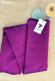 Sheer Shringar Signature Seven Handloom Pink Bangalore Vegan Silk Saree - Seven Sarees - Saree - Seven Sarees