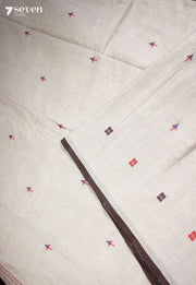 Shravani Signature Seven Handloom Light Pink Bangalore Pure Cotton Saree - Seven Sarees - Saree - Seven Sarees