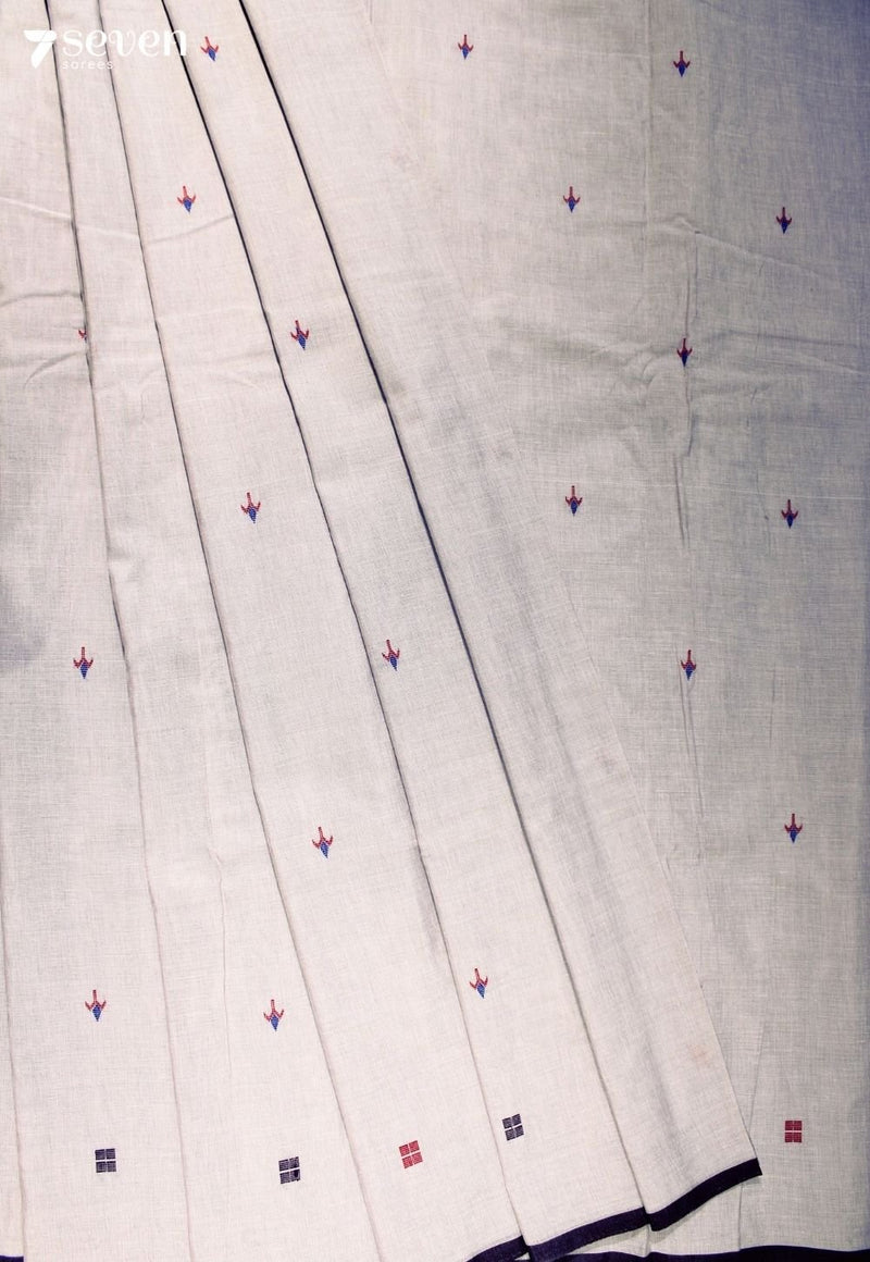 Shravani Signature Seven Handloom Light Pink Bangalore Pure Cotton Saree - Seven Sarees - Saree - Seven Sarees